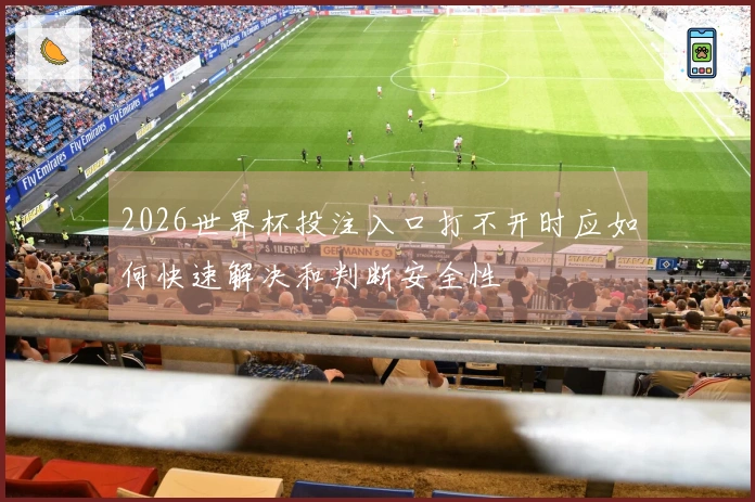 2026世界杯投注入口打不开时应如何快速解决和判断安全性