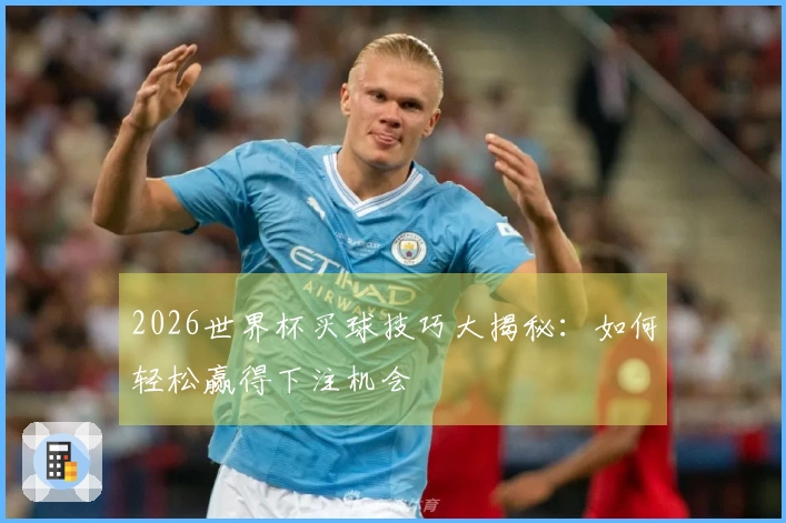 2026世界杯买球技巧大揭秘：如何轻松赢得下注机会